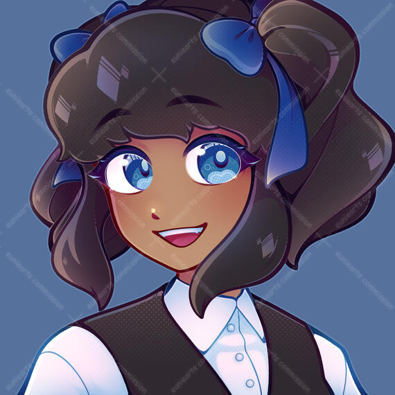 2024 : Full-color bust commission for blossomvixen_ on Instagram! OC belongs to them!