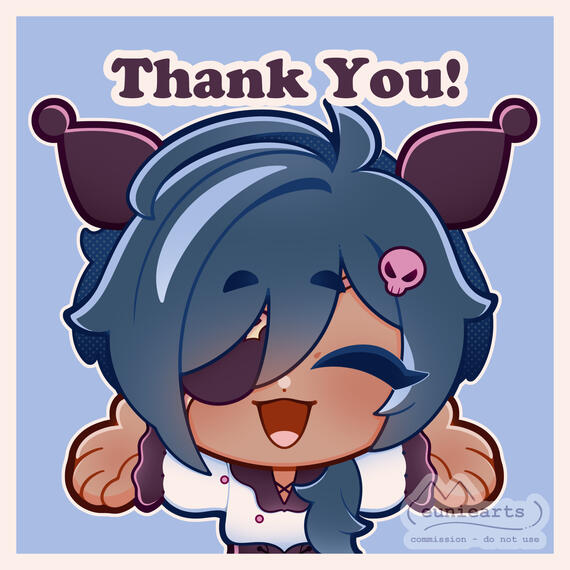 2024 : Chibi commission for fudomekimo on Instagram! Characters: Kaeya (Genshin)